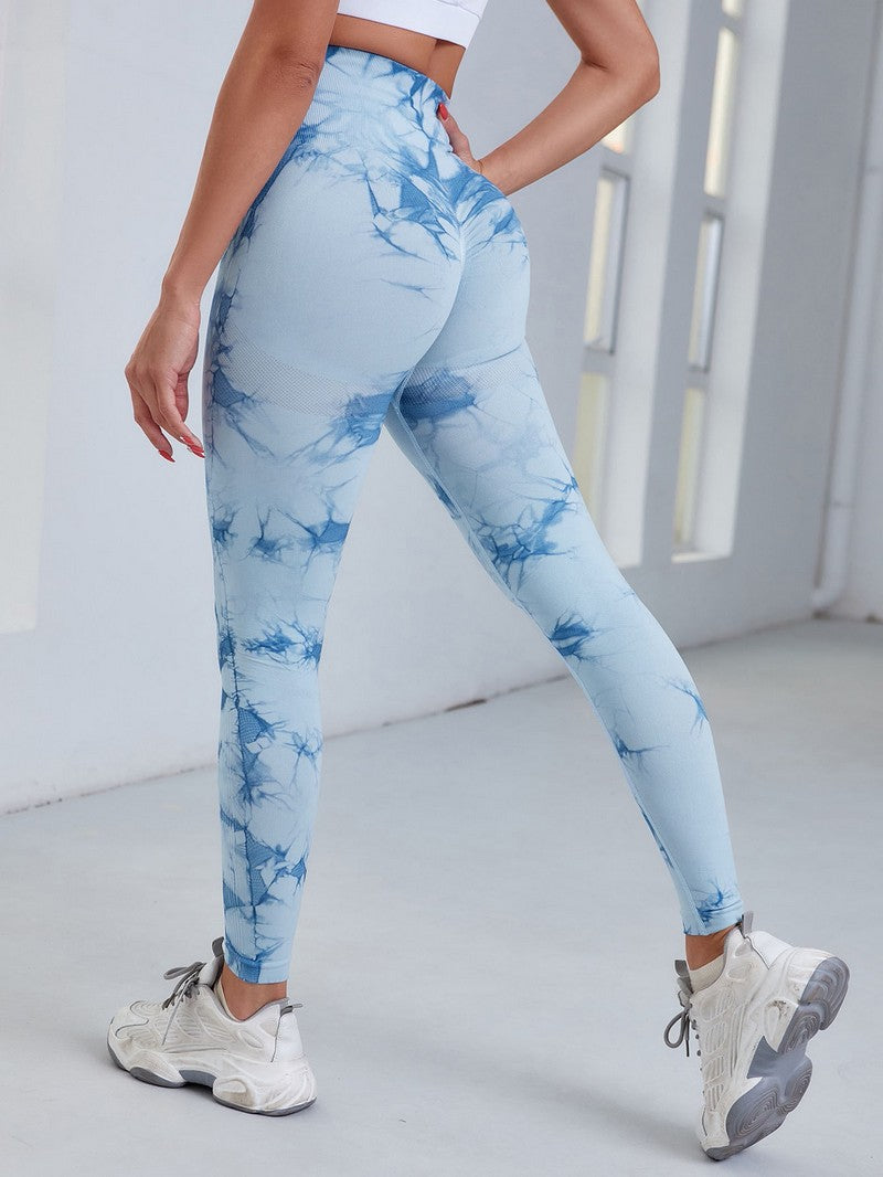 Seamless Tie-Dye Leggings