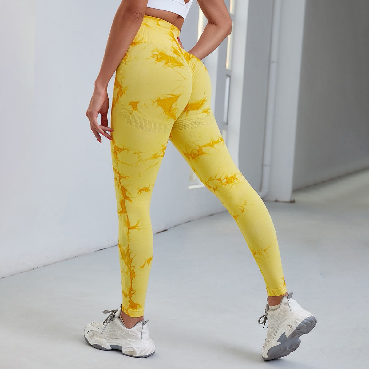 Seamless Tie-Dye Leggings