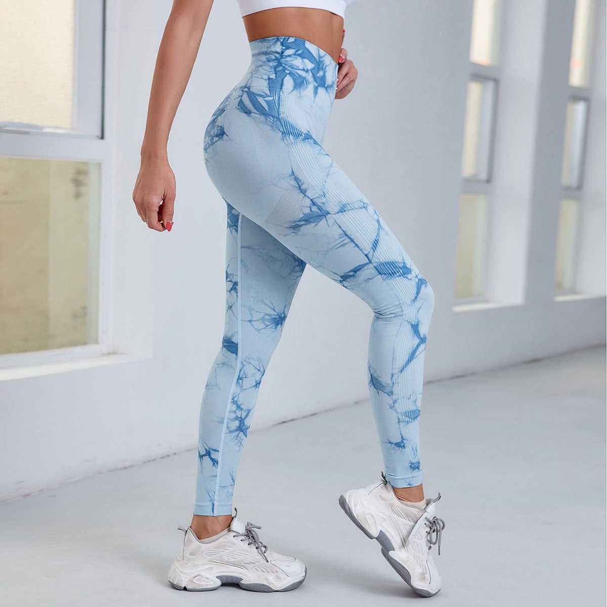 Seamless Tie-Dye Leggings