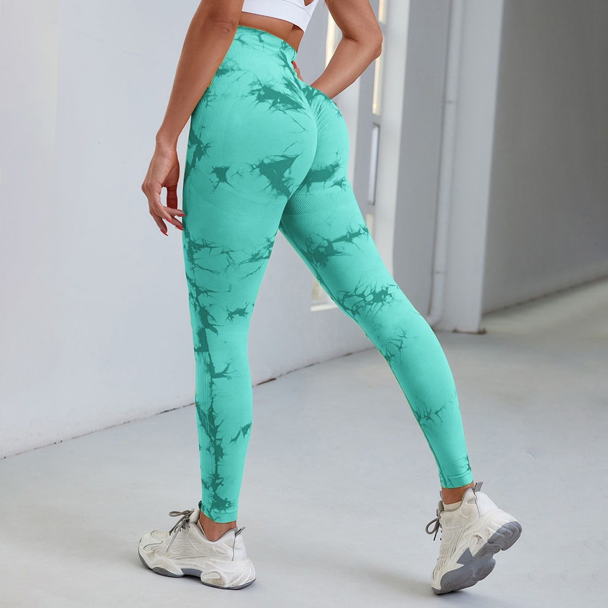 Seamless Tie-Dye Leggings